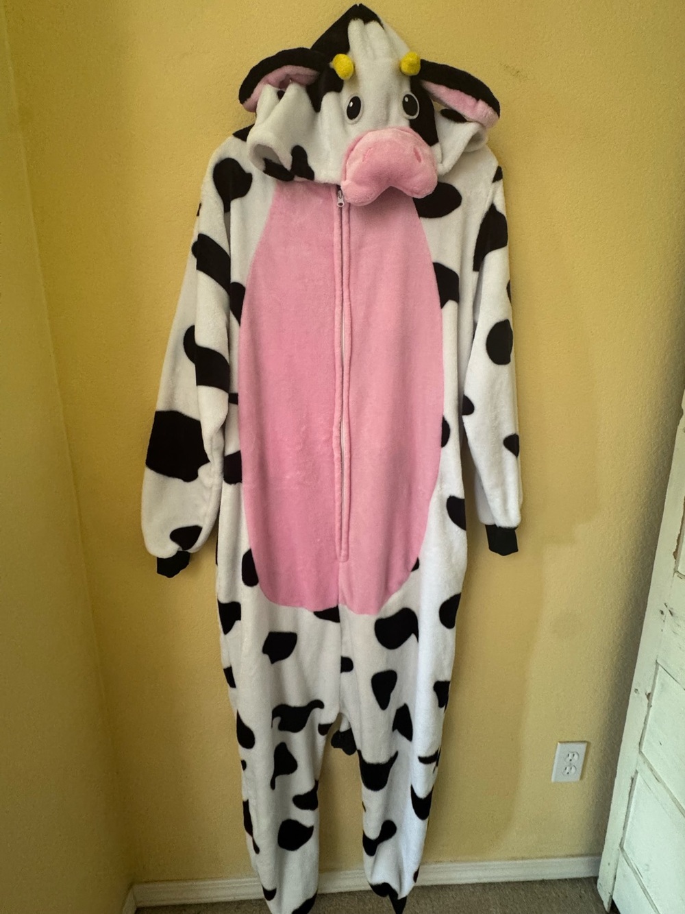 Cow Halloween Costume Onesie Adult Size XXL